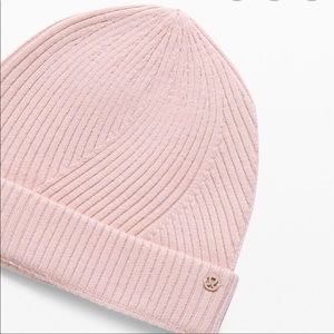 NWT Lululemon Twist of Cozy Beanie Hat Pink